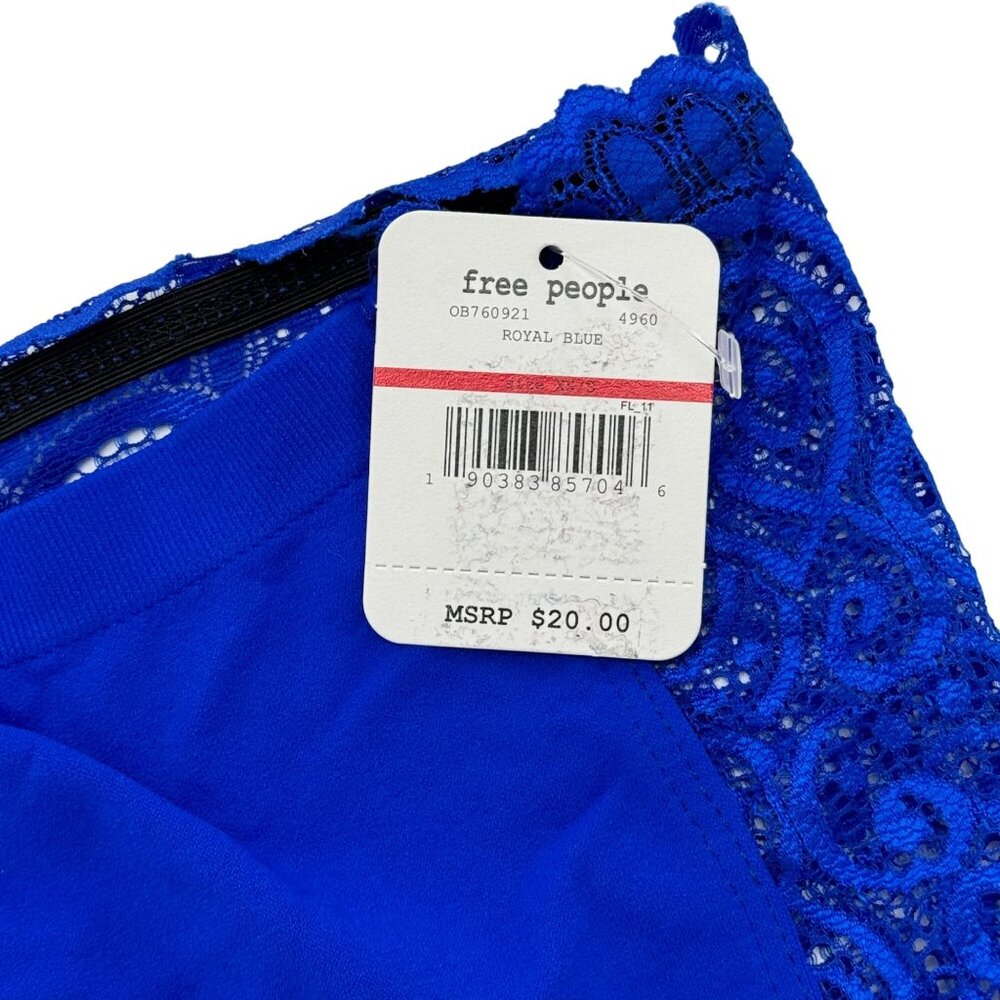 Free People‎ - Royal Blue Lace Front Bandeau - XS-S - Picture 7 of 7